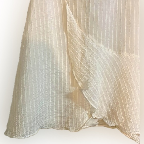 Dress Boutique Ruffles Esley Viscose Layers Cream Size M Beach Romantic Sheer - Picture 9 of 13